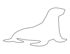 Sea Lion Coloring Pdf, Free Vectors File